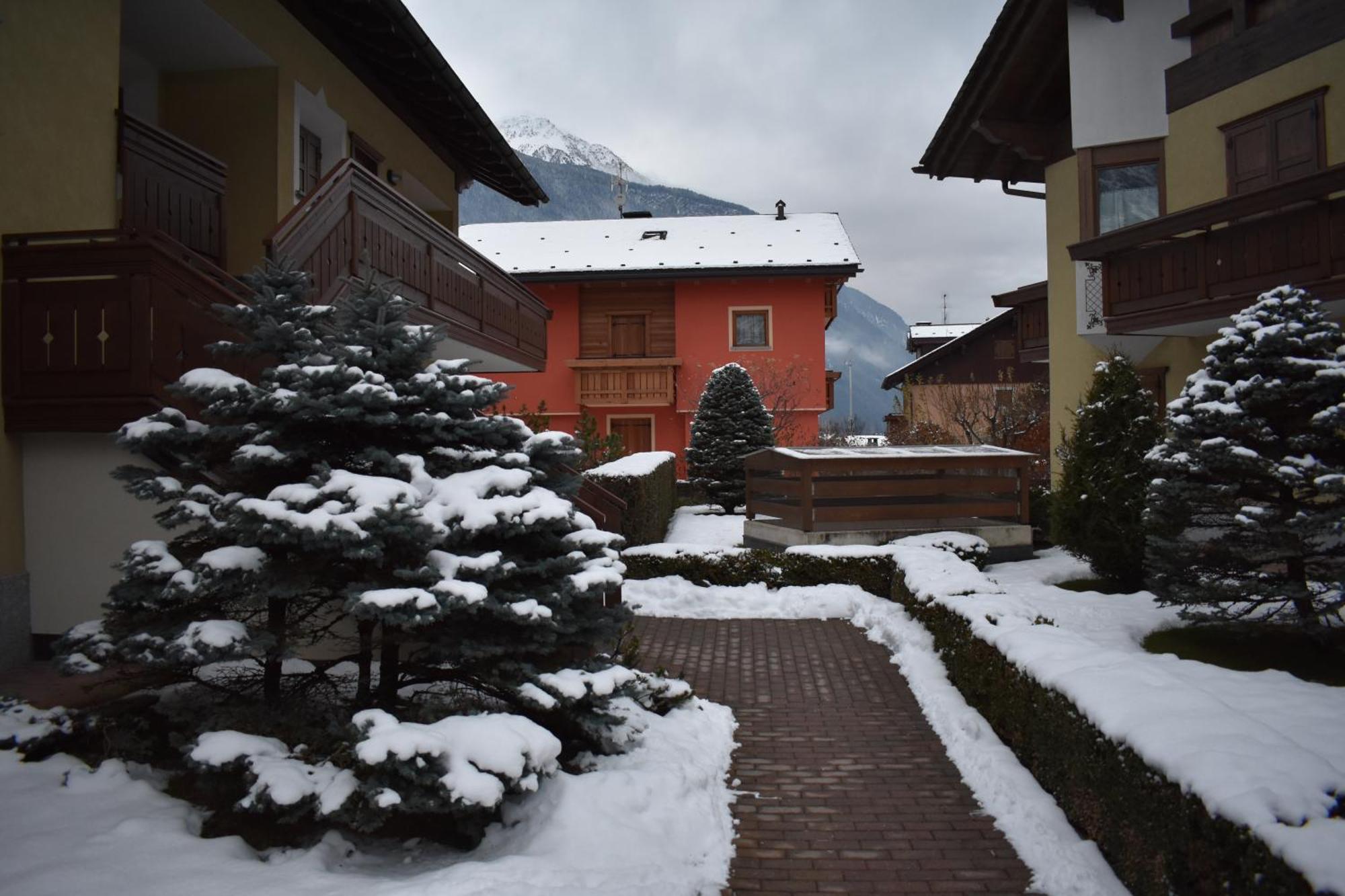 Appartamento In Residence Santa Lucia Bormio Buitenkant foto